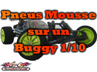 Lire l'article Comment et pourquoi monter des pneus en mousse pour piste 1/8 sur un buggy 1/10