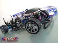 Ouvrir la galerie photos Yokomo YR4 M2 â€“ vintage rc - Piste DTM â€“ sedan four wheel drive